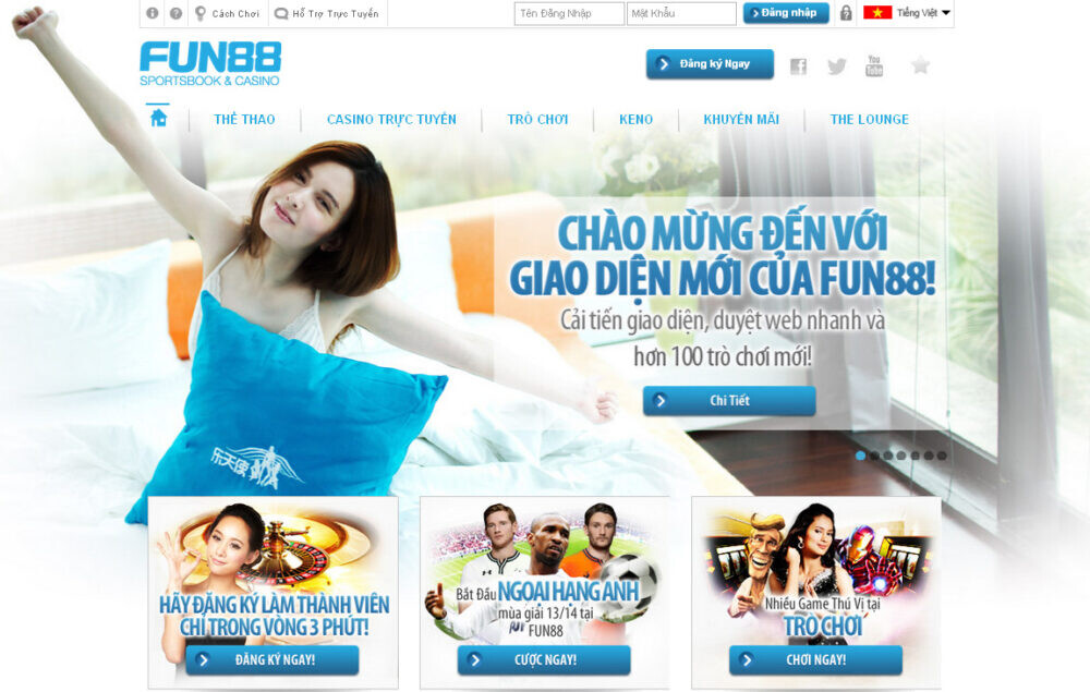 Top nhà cái cờ bạc casino uy tín, chất lượng nhất hiện nay 6 Nhà cái Fun88 - Địa chỉ cá cược casino cờ bạc đáng tin cậy