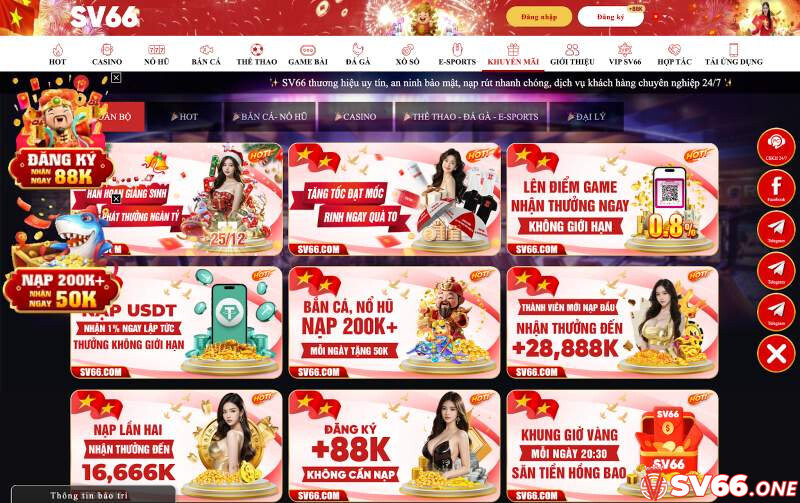 SV66 - SV66.COM | Trang Chủ Chính Thức 2026 11 Khuyến mãi liên tục update cho tất cả hội viên